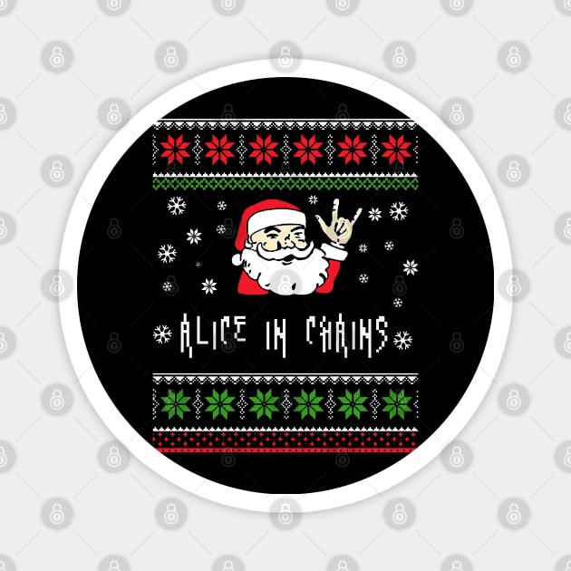 alice santa metal Magnet by mantaplaaa